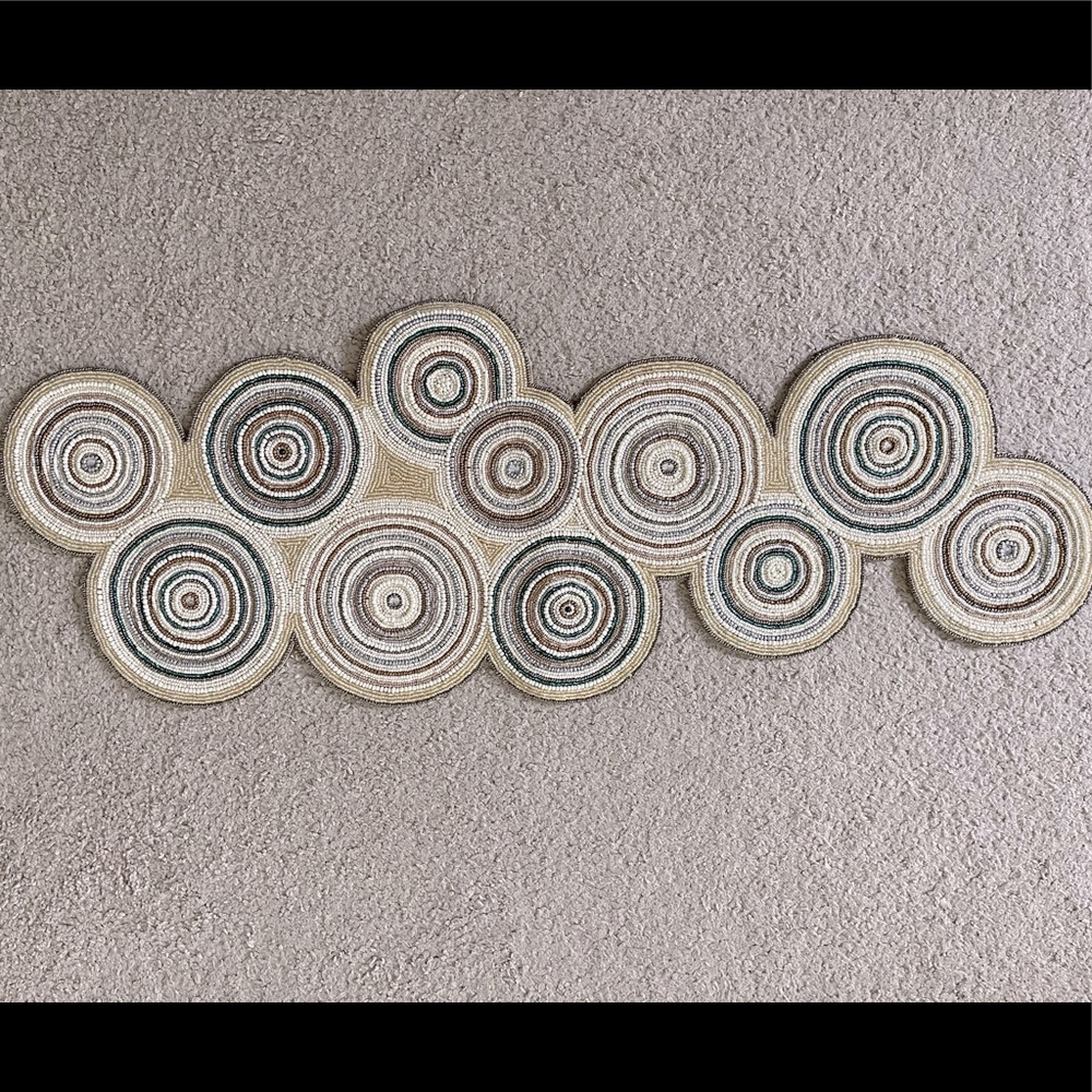 Pier 1 Beaded Table Runner